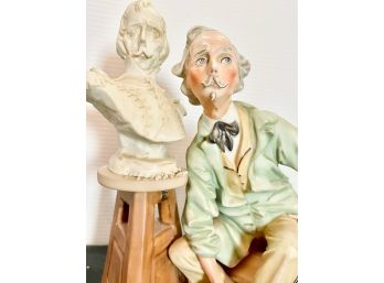 Capodimonte Style Figurine ' The Sculptor' By  Lipper & Mann