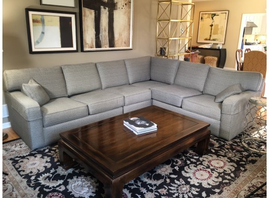 Spectacular ETHAN ALLEN L Shaped Sectional Sofa AMAZING CONDITION - Paid $6,500 - Fantastic Style - LIKE NEW !