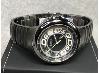 Incredible Brand New $595 DOLCE & GABBANA Watch - Gunmetal Gray Finish - Mens / Unisex - New With Tags !