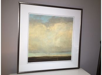 Beautiful Signed Giclee Print By KIM COULTER - SKYLINE I - Signed By Artist Very Nice Piece - Nicely Framed