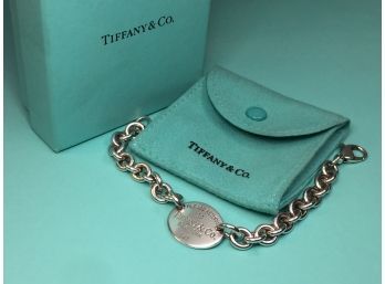 Fantastic Genuine TIFFANY & Co Sterling Silver / 925 Bracelet In Original Tiffany & Co Box & Pouch