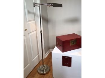 Fantastic HIGH QUALITY & Quite Heavy Chrome Floor Lamp - VERY Nice Lamp - One Can Never Have Too Many Lamps