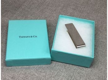 Fantastic Vintage TIFFANY & Co Sterling Silver / 925 Money Clip - CLASSIC PIECE ! - With Tiffany Box & Pouch