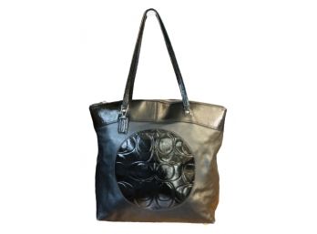 Coach Laura Embossed Leather Tote