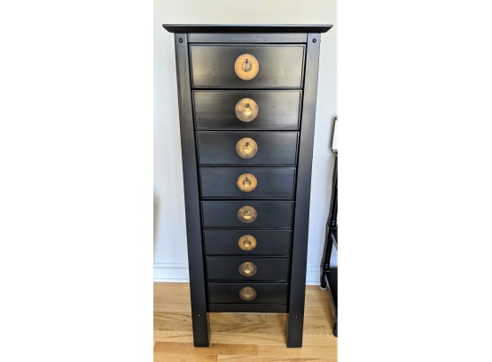 Wooden Ebony 'Lingerie' Chest Of Drawers From Pier One