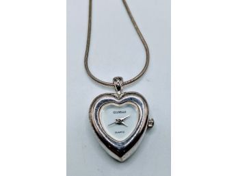 Sterling Silver Gianello Heart Watch  - Very Simple And Pretty