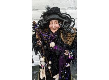 Almost 3ft Tall Halloween Witch -by Mark Roberts Limited Edition Witch's Brew $399 -Retail