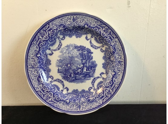 The Spode Blue Room Collection Continental Views Plate