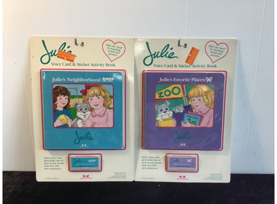 Julie Doll Book And Tape Set Lot Of 2