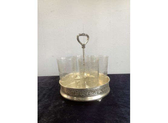 Glasses In Serving Tray