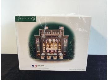 Yankee Stadium Christmas Porcelain Building Faade With Light Cord #2