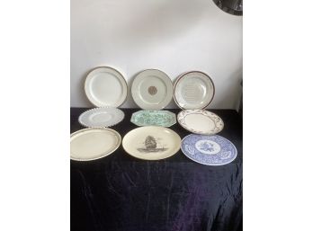 Mixed Plate Lot Of 9