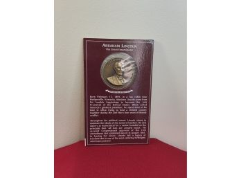 Abraham Lincoln Bronze Collector Coin