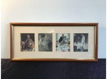 4 Norman Rockwell Prints In 1 Frame