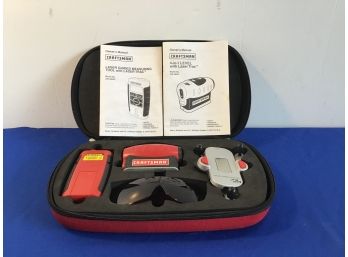 Craftsman Laser Guided Measuring Tool With Laser Trac And 4 In 1 Level With Laser Trac In Case