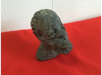 A Man Head Sculpture