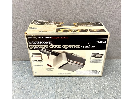 Sears Craftsman Garage Door Opener