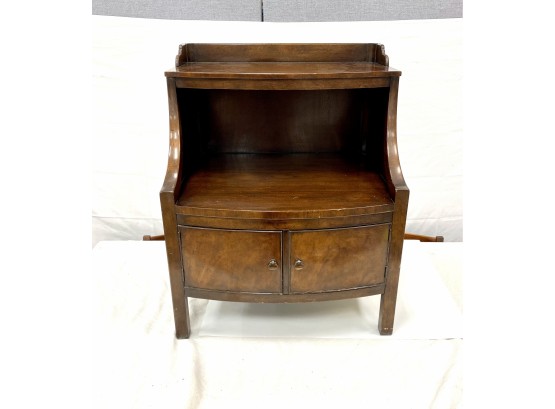 Georgian Style Mahogany Commode Table Labelled For Baker Furniture