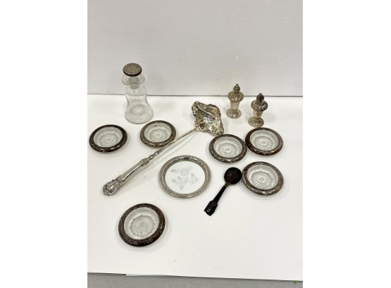 Silver Lot Including Sterling Silver Handle Ladle