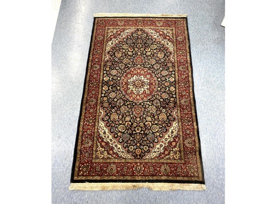 Finely Knotted  Handmade Oriental Persian Rug  63 X 31 Inches