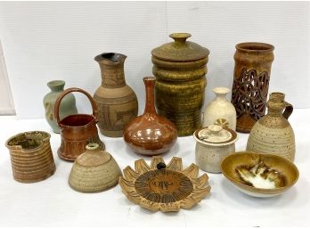 Large Collection  Vintage Art Pottery Most Signed