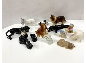 Animal Figurines  Including Goebel West Germany Cat