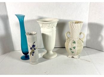 Vases Including Wedgwood And  Belleek