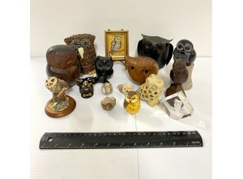 Collection Of Vintage Owls