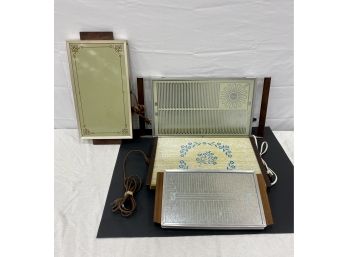 Vintage Hot Trays Including Two By Salton