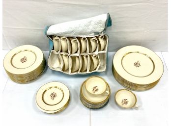 Partial Dinnerware Set In The Nydia Pattern  By Lenox