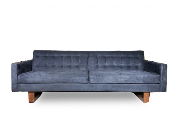 A Modern Luxurious Suede Sofa By Room And Board