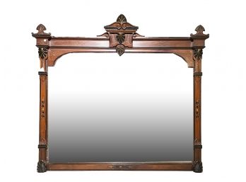 A Large 19th Century Eastlake Mirror