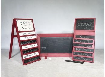 An Adorable Chalk 'Service Board' For Parties