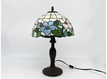 A Tiffany Style Stained Glass Lamp