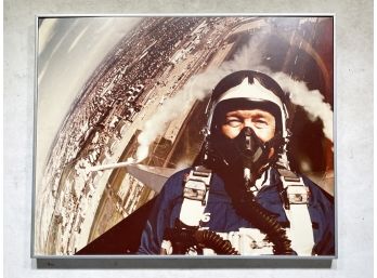 A Large Astronaut Themed Mounted Photograph