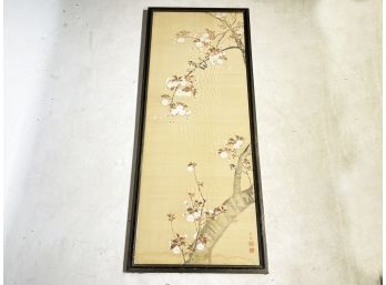 A Large Asian Silk Print