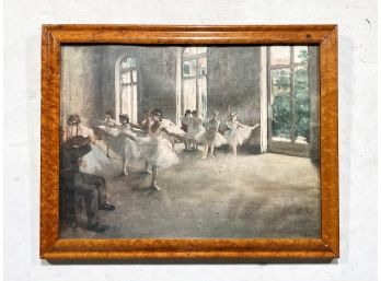 A Framed Print, After Degas