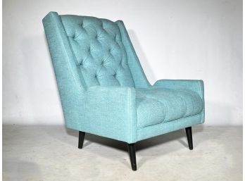 A Gorgeous Modern Tufted Arm Chair By Jonathan Adler
