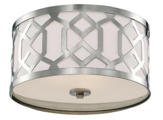A Modern Flush Mount Ceiling Fixture By Libby Langdon For Chrystorama