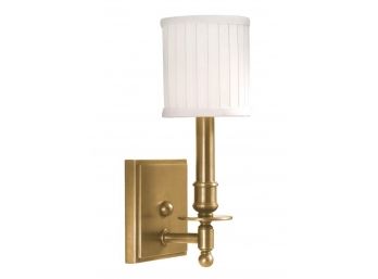 A Brass Wall Sconce By Hudson Valley Lighting