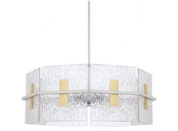 A Metal And Glass Ceiling Pendant By Capital Lighting