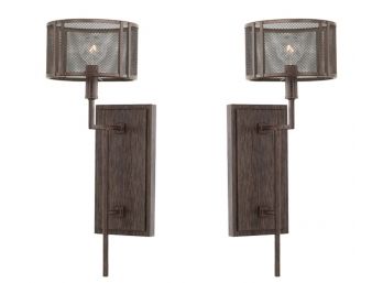 A Pair Of Wall Sconces By Capital Lighting