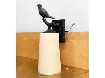 A Bronze Bird Form Sconce