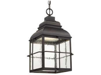 A Bronze Outdoor Hanging Lantern By Capital Lighting