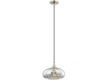 A Brushed Nickel Ceiling Pendant By Livex Lighting