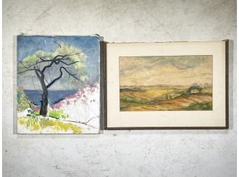 A Vintage Watercolor By Kathryn Rose Perry And More