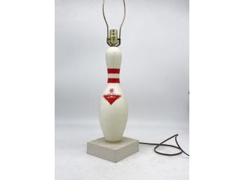 A Bowling Pin Lamp