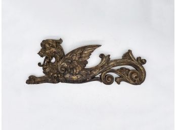An Antique Carved Hardwood Architectural Detail