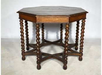 An Antique Barley Twist Occasional Table