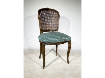 A Cane Back Side Chair In Louix XVI Style